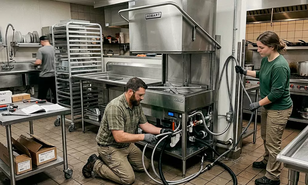 Commercial Dishwasher Installation in Fall River, MA