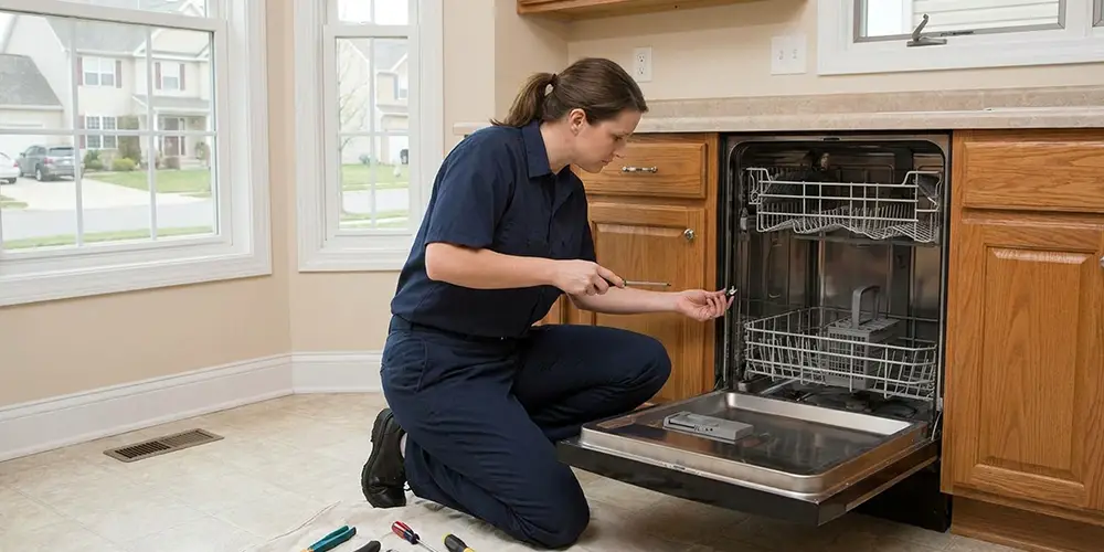Dishwasher Latch Replacement in Fall River, MA