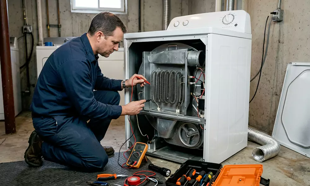 Dryer Not Heating Repair in Fall River, MA