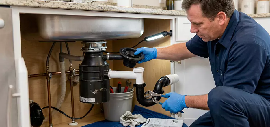 Garbage Disposal Splash Guard and Trap Installation in Fall River